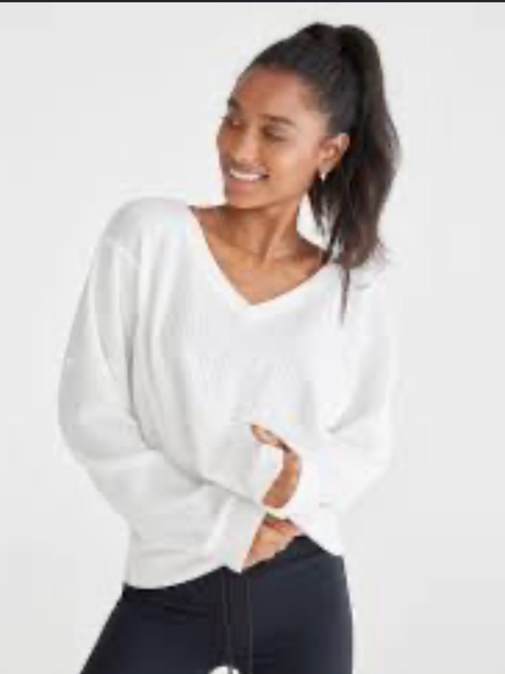 Aeropostale Wear 2 Ways Cozy Waffle Tee